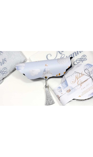 Trusou de botez cu baloane de aer cald Hot air balloons 11